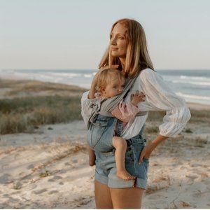 Mumsie Maternity Overall Shorts and Baby Carrier S